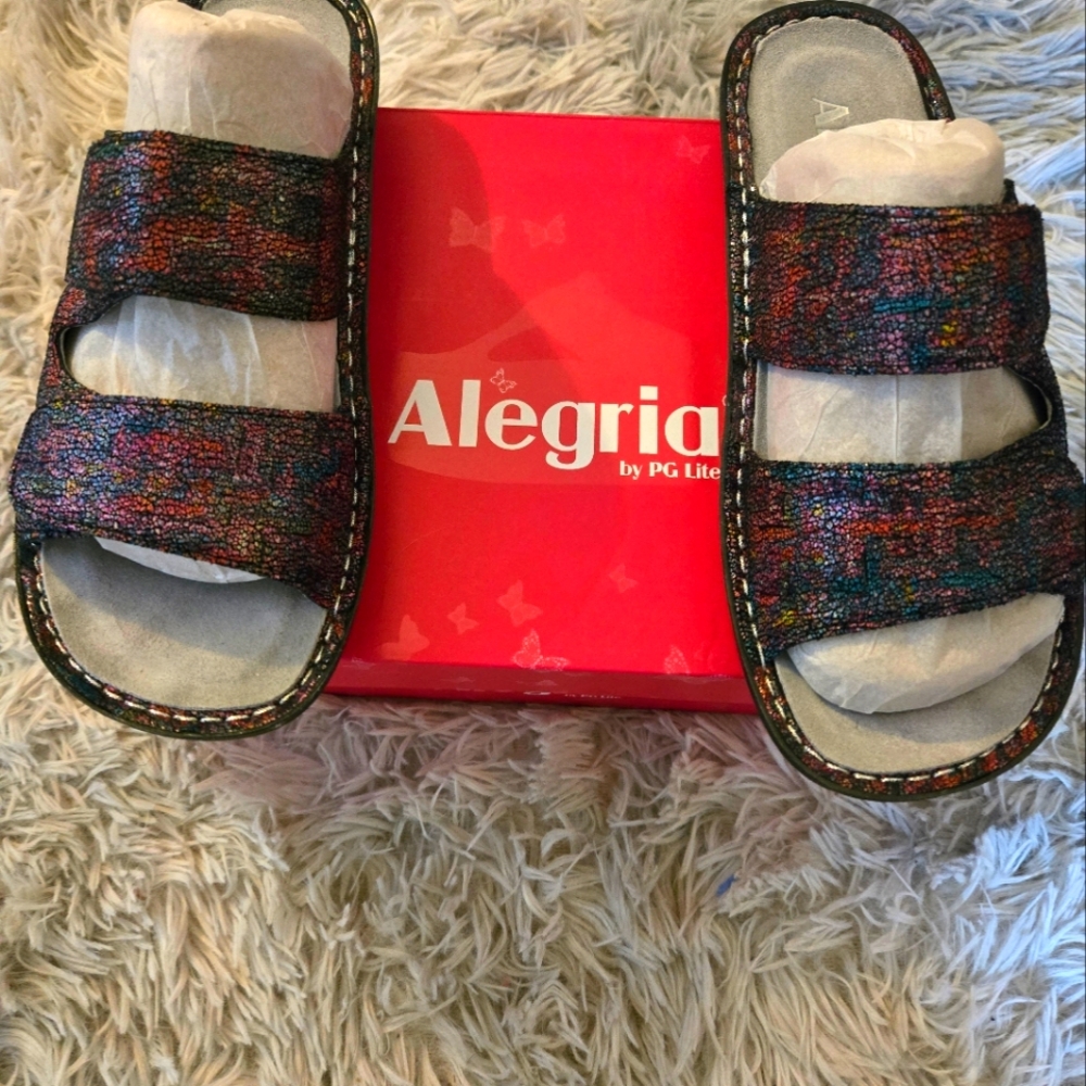 Alegria Chirpy Multi Sandals